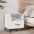 Noptiere, 2 buc., alb, lemn prelucrat GartenMobel Dekor