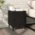 Noptiere, 2 buc., negru, lemn prelucrat GartenMobel Dekor