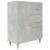 Servantă, gri beton, 69,5x34x90 cm, lemn prelucrat GartenMobel Dekor