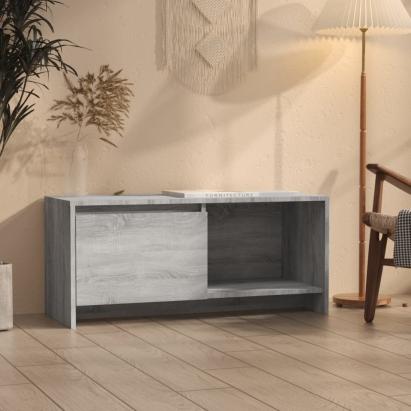 Comodă TV, sonoma gri, 90x35x40 cm, PAL GartenMobel Dekor