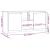 Comodă TV, gri sonoma, 102x37,5x52,5 cm, lemn prelucrat GartenMobel Dekor