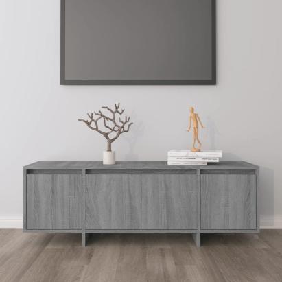 Comodă TV, stejar sonoma gri, 120x30x40,5 cm, PAL GartenMobel Dekor