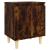 Noptiere picioare lemn masiv 2 buc. stejar fumuriu 40x30x50cm GartenMobel Dekor
