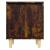 Noptiere picioare lemn masiv 2 buc. stejar fumuriu 40x30x50cm GartenMobel Dekor
