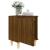Noptiere picioare lemn masiv, 2 buc., stejar maro, 40x30x50 cm GartenMobel Dekor