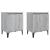 Noptiere cu picioare metal, 2 buc., sonoma gri, 40x30x50 cm GartenMobel Dekor