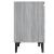 Noptiere cu picioare metal, 2 buc., sonoma gri, 40x30x50 cm GartenMobel Dekor