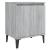Noptiere cu picioare metal, 2 buc., sonoma gri, 40x30x50 cm GartenMobel Dekor