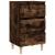 Noptiere picioare lemn masiv 2 buc. stejar afumat 40x35x69 cm GartenMobel Dekor