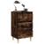 Noptiere picioare lemn masiv 2 buc. stejar afumat 40x35x69 cm GartenMobel Dekor