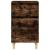 Noptiere picioare lemn masiv 2 buc. stejar afumat 40x35x69 cm GartenMobel Dekor