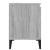 Comodă TV cu picioare metalice, sonoma gri, 103,5x35x50 cm GartenMobel Dekor