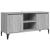 Comodă TV cu picioare metalice, sonoma gri, 103,5x35x50 cm GartenMobel Dekor