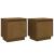 Noptiere, 2 buc, maro miere, 40x30x40 cm, lemn masiv de pin GartenMobel Dekor