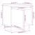 Noptiere, 2 buc, maro miere, 40x30x40 cm, lemn masiv de pin GartenMobel Dekor