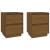 Noptiere, 2 buc, maro miere, 40x35x50 cm, lemn masiv de pin GartenMobel Dekor