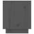 Noptiere, 2 buc., gri, 40x34x40 cm, lemn masiv de pin GartenMobel Dekor