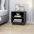 Noptiere, 2 buc., gri, 40x34x40 cm, lemn masiv de pin GartenMobel Dekor