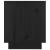 Noptiere, 2 buc, negru, 40x34x40 cm, lemn masiv de pin GartenMobel Dekor