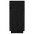 Servante, 2 buc., negru, 31,5x34x75 cm, lemn masiv de pin GartenMobel Dekor