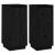 Servante, 2 buc., negru, 31,5x34x75 cm, lemn masiv de pin GartenMobel Dekor