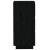 Servante, 2 buc., negru, 32x34x75 cm, lemn masiv de pin GartenMobel Dekor