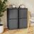 Servante, 2 buc., gri, 31,5x34x75 cm, lemn masiv de pin GartenMobel Dekor