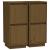 Servante, 2 buc., maro miere, 31,5x34x75 cm, lemn masiv pin GartenMobel Dekor