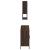 Set mobilier de baie, 3 piese, stejar maro, lemn prelucrat GartenMobel Dekor