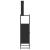 Set mobilier de baie, 3 piese, negru, lemn compozit GartenMobel Dekor