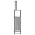 Set mobilier de baie, 3 piese, gri sonoma, lemn prelucrat GartenMobel Dekor