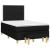 Pat box spring cu saltea, negru, 120x190 cm, catifea GartenMobel Dekor