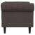 Fotoliu Chesterfield maro închis, material textil GartenMobel Dekor