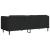 Canapea, 2 locuri, negru, material textil GartenMobel Dekor