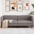 Canapea cu 3 locuri, gri taupe, material textil GartenMobel Dekor