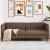 Canapea cu 3 locuri, maro, material textil GartenMobel Dekor