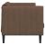 Canapea cu 3 locuri, maro, material textil GartenMobel Dekor
