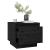 Noptiere, 2 buc., negru, 35x34x32 cm, lemn masiv de pin GartenMobel Dekor