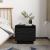 Noptiere, 2 buc., negru, 35x34x32 cm, lemn masiv de pin GartenMobel Dekor