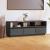 Comodă TV, gri, 140x37x50 cm, lemn masiv de pin GartenMobel Dekor