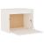 Dulap de perete, alb, 45x30x35 cm, lemn masiv de pin GartenMobel Dekor