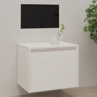 Dulap de perete, alb, 45x30x35 cm, lemn masiv de pin GartenMobel Dekor