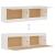 Dulapuri de perete, 2 buc., alb, 60x30x35 cm, lemn masiv de pin GartenMobel Dekor