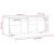 Dulap de perete, alb, 80x30x35 cm, lemn masiv de pin GartenMobel Dekor
