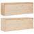 Dulapuri de perete 2 buc.,100x30x35 cm, lemn masiv de pin GartenMobel Dekor