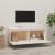 Dulap de perete, alb, 100x30x35 cm, lemn masiv de pin GartenMobel Dekor