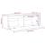 Dulap de perete, alb, 100x30x35 cm, lemn masiv de pin GartenMobel Dekor