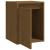 Dulapuri perete 2 buc, maro miere, 30x30x40 cm, lemn masiv pin GartenMobel Dekor