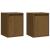 Dulapuri perete 2 buc, maro miere, 30x30x40 cm, lemn masiv pin GartenMobel Dekor