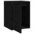 Dulapuri de perete 2 buc.negru, 30x30x40 cm, lemn masiv de pin GartenMobel Dekor